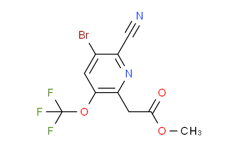 AM22353 | 1806082-87-0 | Methyl 3-bromo-2-cyano-5-(trifluoromethoxy)pyridine-6-acetate