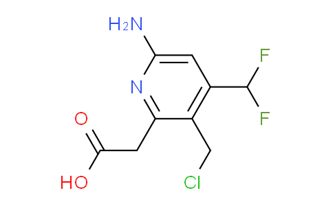 AM223538 | 1805333-82-7 | 6-Amino-3-(chloromethyl)-4-(difluoromethyl)pyridine-2-acetic acid