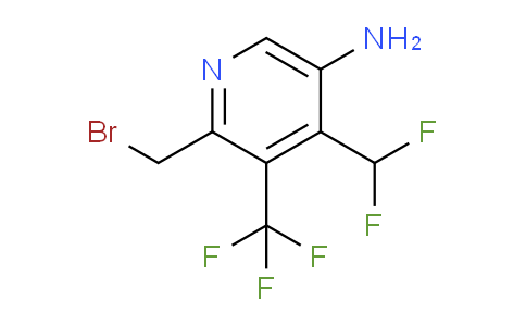 AM223540 | 1805018-52-3 | 5-Amino-2-(bromomethyl)-4-(difluoromethyl)-3-(trifluoromethyl)pyridine