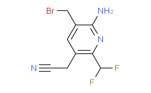 AM223541 | 1804460-10-3 | 2-Amino-3-(bromomethyl)-6-(difluoromethyl)pyridine-5-acetonitrile