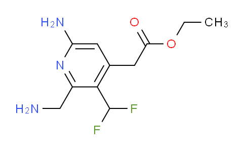 AM223543 | 1805337-53-4 | Ethyl 6-amino-2-(aminomethyl)-3-(difluoromethyl)pyridine-4-acetate