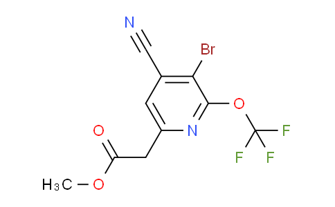 AM22355 | 1806082-93-8 | Methyl 3-bromo-4-cyano-2-(trifluoromethoxy)pyridine-6-acetate