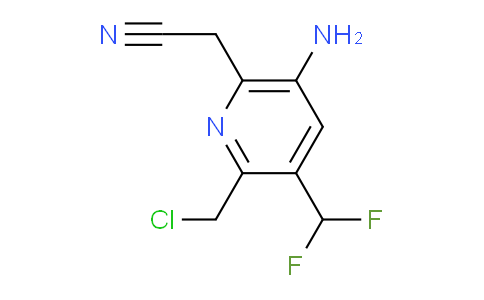 AM223571 | 1805230-73-2 | 5-Amino-2-(chloromethyl)-3-(difluoromethyl)pyridine-6-acetonitrile