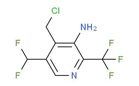 AM223582 | 1806020-59-6 | 3-Amino-4-(chloromethyl)-5-(difluoromethyl)-2-(trifluoromethyl)pyridine