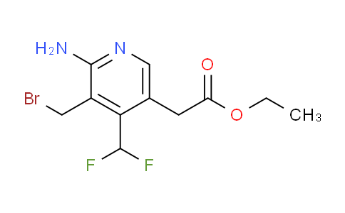 AM223596 | 1805336-87-1 | Ethyl 2-amino-3-(bromomethyl)-4-(difluoromethyl)pyridine-5-acetate