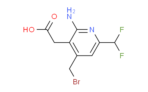 AM223603 | 1805228-37-8 | 2-Amino-4-(bromomethyl)-6-(difluoromethyl)pyridine-3-acetic acid