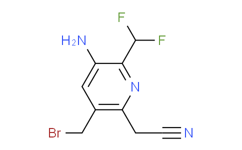 AM223620 | 1803689-20-4 | 3-Amino-5-(bromomethyl)-2-(difluoromethyl)pyridine-6-acetonitrile