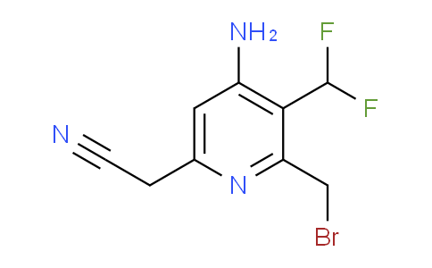 AM223621 | 1804723-14-5 | 4-Amino-2-(bromomethyl)-3-(difluoromethyl)pyridine-6-acetonitrile
