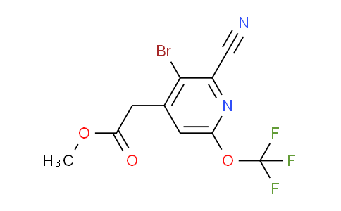 AM22363 | 1806211-98-2 | Methyl 3-bromo-2-cyano-6-(trifluoromethoxy)pyridine-4-acetate