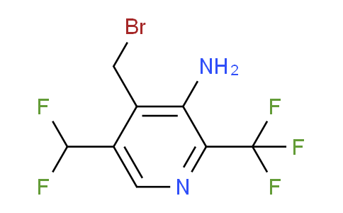 AM223630 | 1806002-82-3 | 3-Amino-4-(bromomethyl)-5-(difluoromethyl)-2-(trifluoromethyl)pyridine