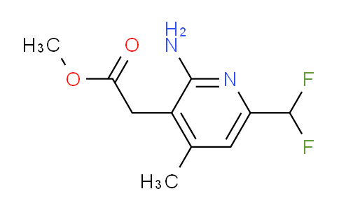 AM223634 | 1805361-51-6 | Methyl 2-amino-6-(difluoromethyl)-4-methylpyridine-3-acetate