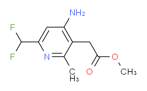 AM223640 | 1805995-12-3 | Methyl 4-amino-6-(difluoromethyl)-2-methylpyridine-3-acetate