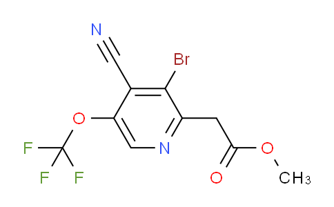 AM22365 | 1803984-14-6 | Methyl 3-bromo-4-cyano-5-(trifluoromethoxy)pyridine-2-acetate