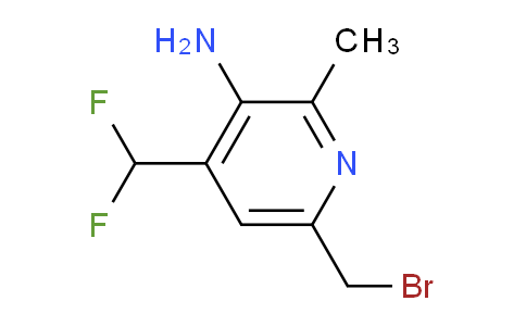 3-Amino-6-(bromomethyl)-4-(difluoromethyl)-2-methylpyridine