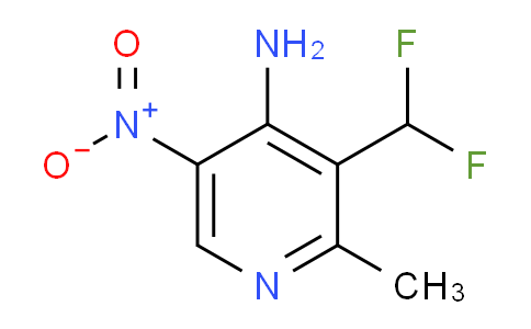 4-Amino-3-(difluoromethyl)-2-methyl-5-nitropyridine