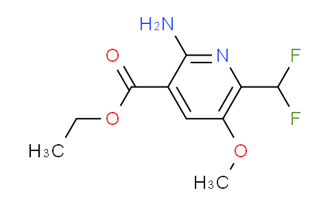 AM223677 | 1805984-32-0 | Ethyl 2-amino-6-(difluoromethyl)-5-methoxypyridine-3-carboxylate