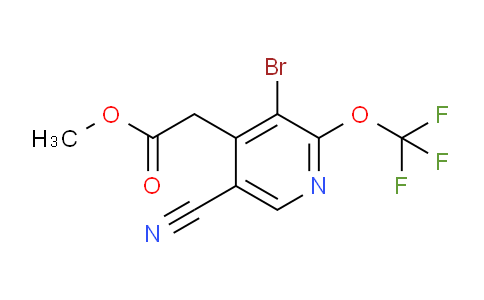 AM22368 | 1803669-39-7 | Methyl 3-bromo-5-cyano-2-(trifluoromethoxy)pyridine-4-acetate