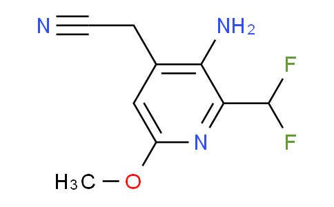 AM223683 | 1806917-95-2 | 3-Amino-2-(difluoromethyl)-6-methoxypyridine-4-acetonitrile