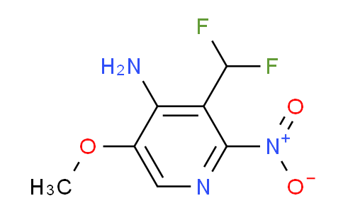 AM223694 | 1806797-65-8 | 4-Amino-3-(difluoromethyl)-5-methoxy-2-nitropyridine