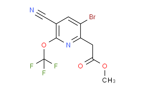 AM22370 | 1804589-45-4 | Methyl 3-bromo-5-cyano-6-(trifluoromethoxy)pyridine-2-acetate