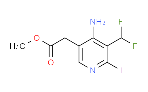 AM223716 | 1806896-66-1 | Methyl 4-amino-3-(difluoromethyl)-2-iodopyridine-5-acetate