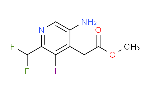 AM223717 | 1804364-72-4 | Methyl 5-amino-2-(difluoromethyl)-3-iodopyridine-4-acetate