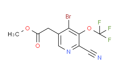 AM22372 | 1806083-11-3 | Methyl 4-bromo-2-cyano-3-(trifluoromethoxy)pyridine-5-acetate