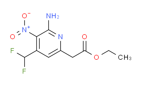 AM223726 | 1804719-98-9 | Ethyl 2-amino-4-(difluoromethyl)-3-nitropyridine-6-acetate