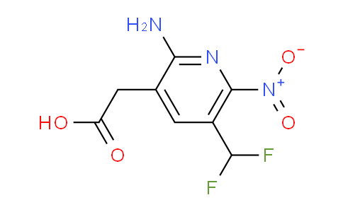 AM223733 | 1803684-61-8 | 2-Amino-5-(difluoromethyl)-6-nitropyridine-3-acetic acid