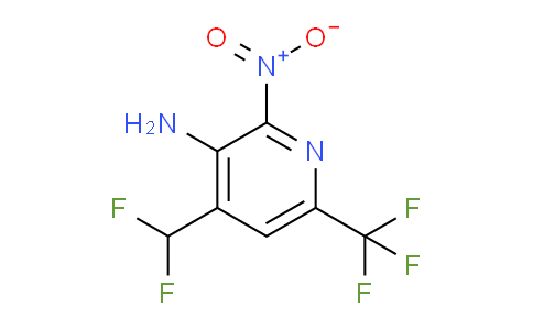 AM223744 | 1804685-82-2 | 3-Amino-4-(difluoromethyl)-2-nitro-6-(trifluoromethyl)pyridine