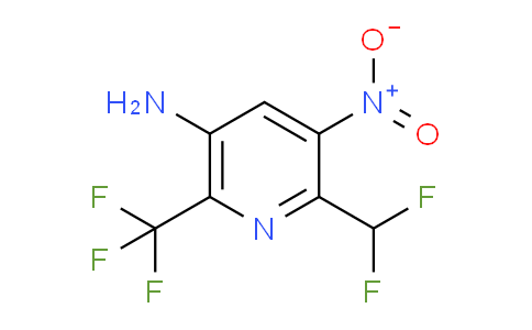 5-Amino-2-(difluoromethyl)-3-nitro-6-(trifluoromethyl)pyridine