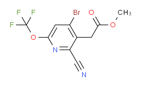 AM22375 | 1806083-19-1 | Methyl 4-bromo-2-cyano-6-(trifluoromethoxy)pyridine-3-acetate