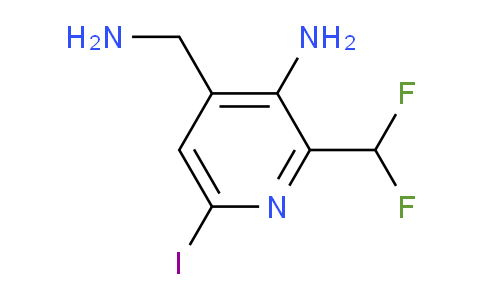 3-Amino-4-(aminomethyl)-2-(difluoromethyl)-6-iodopyridine