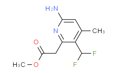 AM223772 | 1806796-10-0 | Methyl 6-amino-3-(difluoromethyl)-4-methylpyridine-2-acetate