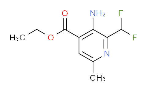 Ethyl 3-amino-2-(difluoromethyl)-6-methylpyridine-4-carboxylate