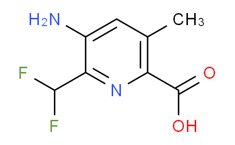 3-Amino-2-(difluoromethyl)-5-methylpyridine-6-carboxylic acid