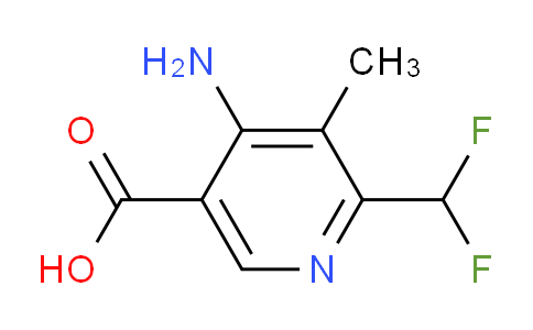 4-Amino-2-(difluoromethyl)-3-methylpyridine-5-carboxylic acid