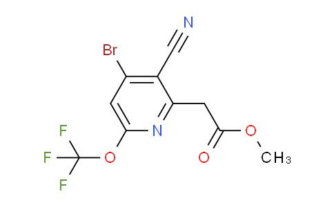 AM22378 | 1804589-57-8 | Methyl 4-bromo-3-cyano-6-(trifluoromethoxy)pyridine-2-acetate