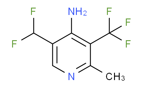 4-Amino-5-(difluoromethyl)-2-methyl-3-(trifluoromethyl)pyridine