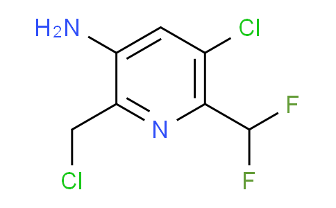 3-Amino-5-chloro-2-(chloromethyl)-6-(difluoromethyl)pyridine