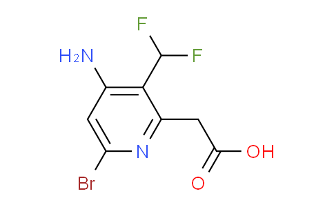 AM223809 | 1805055-19-9 | 4-Amino-6-bromo-3-(difluoromethyl)pyridine-2-acetic acid