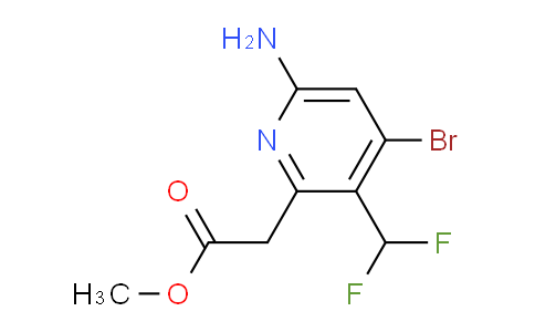 AM223810 | 1806060-50-3 | Methyl 6-amino-4-bromo-3-(difluoromethyl)pyridine-2-acetate