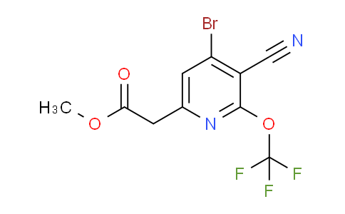 AM22382 | 1804589-51-2 | Methyl 4-bromo-3-cyano-2-(trifluoromethoxy)pyridine-6-acetate