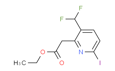AM223833 | 1806772-42-8 | Ethyl 3-(difluoromethyl)-6-iodopyridine-2-acetate