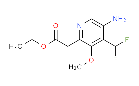 AM223865 | 1806891-48-4 | Ethyl 5-amino-4-(difluoromethyl)-3-methoxypyridine-2-acetate