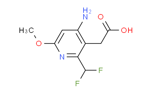 4-Amino-2-(difluoromethyl)-6-methoxypyridine-3-acetic acid