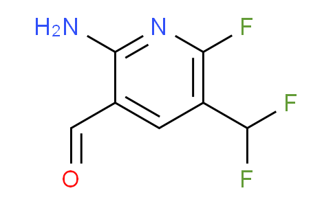 2-Amino-5-(difluoromethyl)-6-fluoropyridine-3-carboxaldehyde