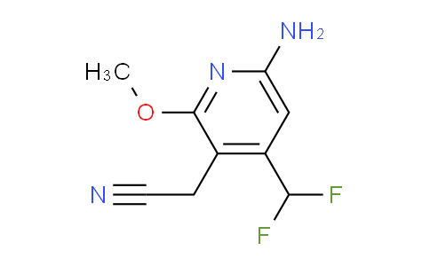 6-Amino-4-(difluoromethyl)-2-methoxypyridine-3-acetonitrile