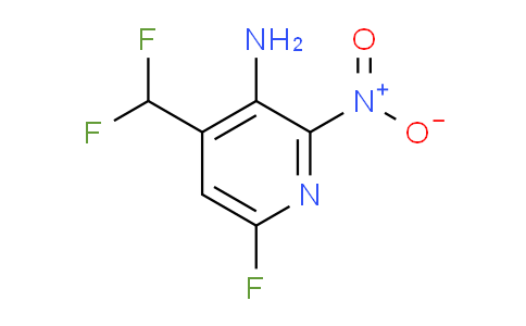 3-Amino-4-(difluoromethyl)-6-fluoro-2-nitropyridine