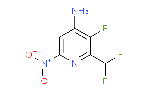 4-Amino-2-(difluoromethyl)-3-fluoro-6-nitropyridine
